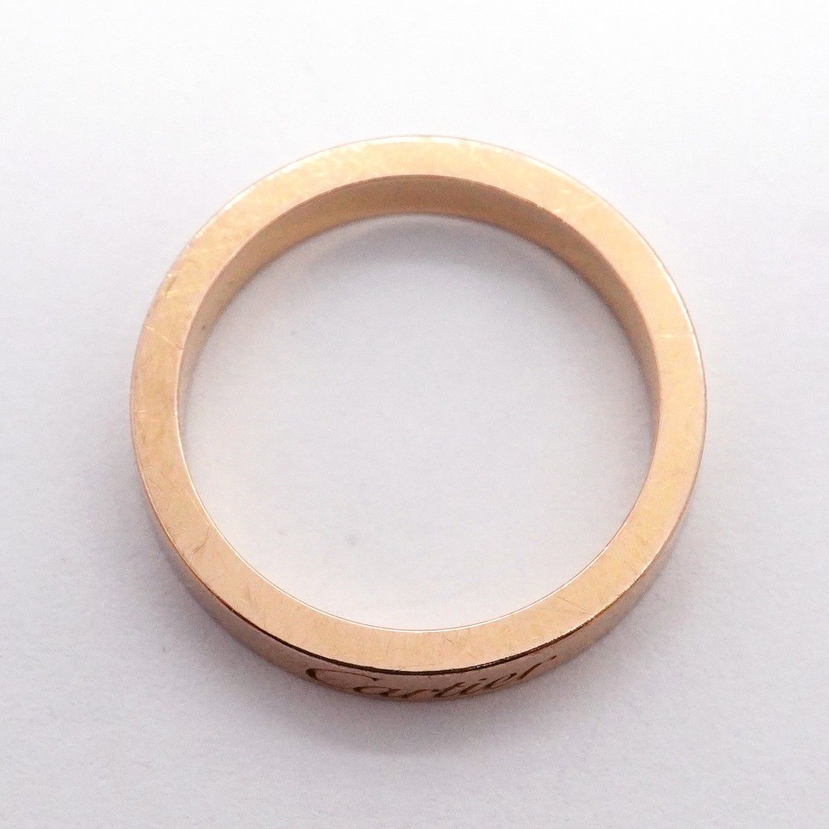 【6jdb0827】カルティエ リング Cドゥ K18PG ピンクゴールド #46【中古】レディース 【6jdb0827】カルティエ リング Cドゥ K18PG ピンクゴールド #46【中古】レディース