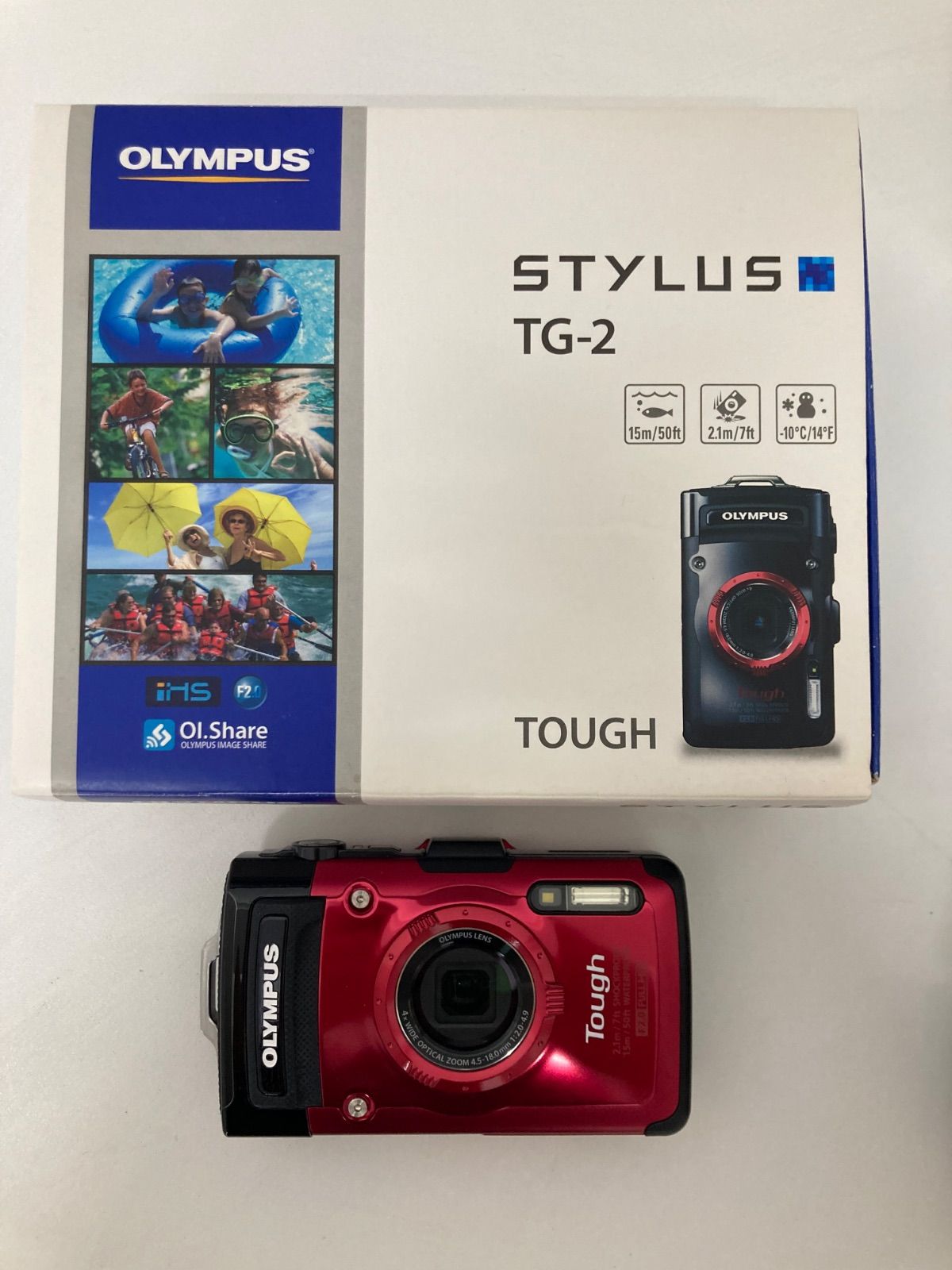OLYMPUS Tough TG-2 & 防水プロテクター PT-053 - メルカリ