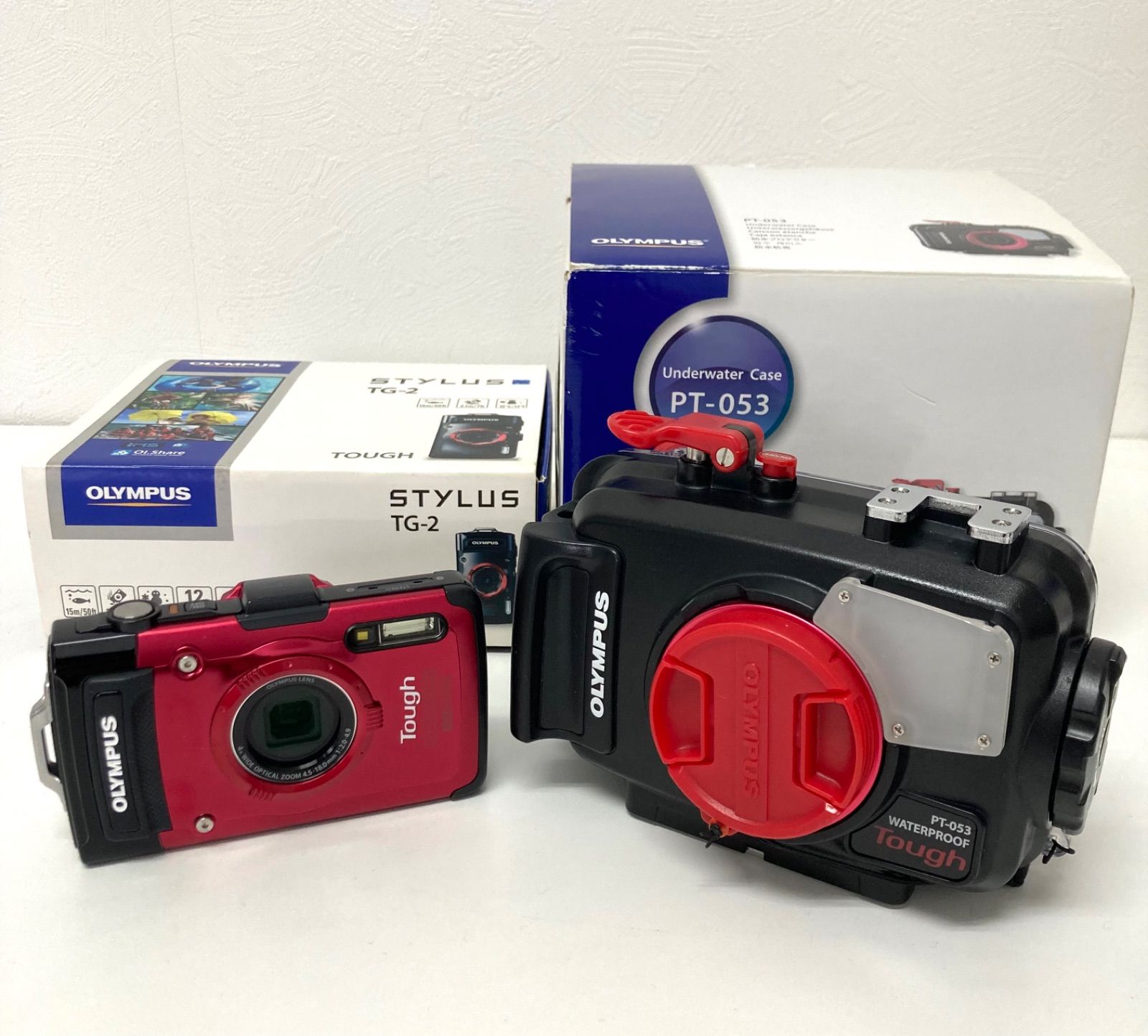 OLYMPUS Tough TG-2 & 防水プロテクター PT-053 - メルカリ