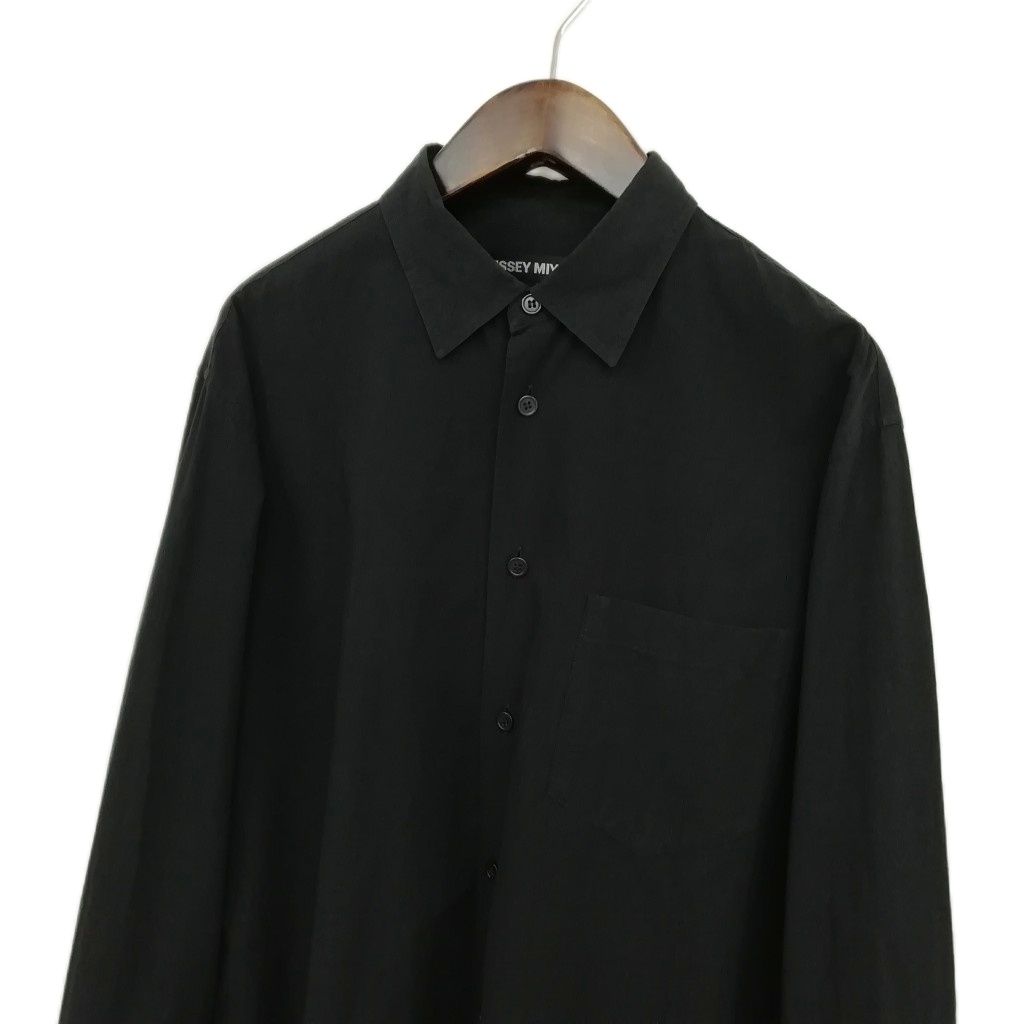 イッセイミヤケ ISSEY MIYAKE ME63FJ052 縮絨加工 コットン シャツ 2