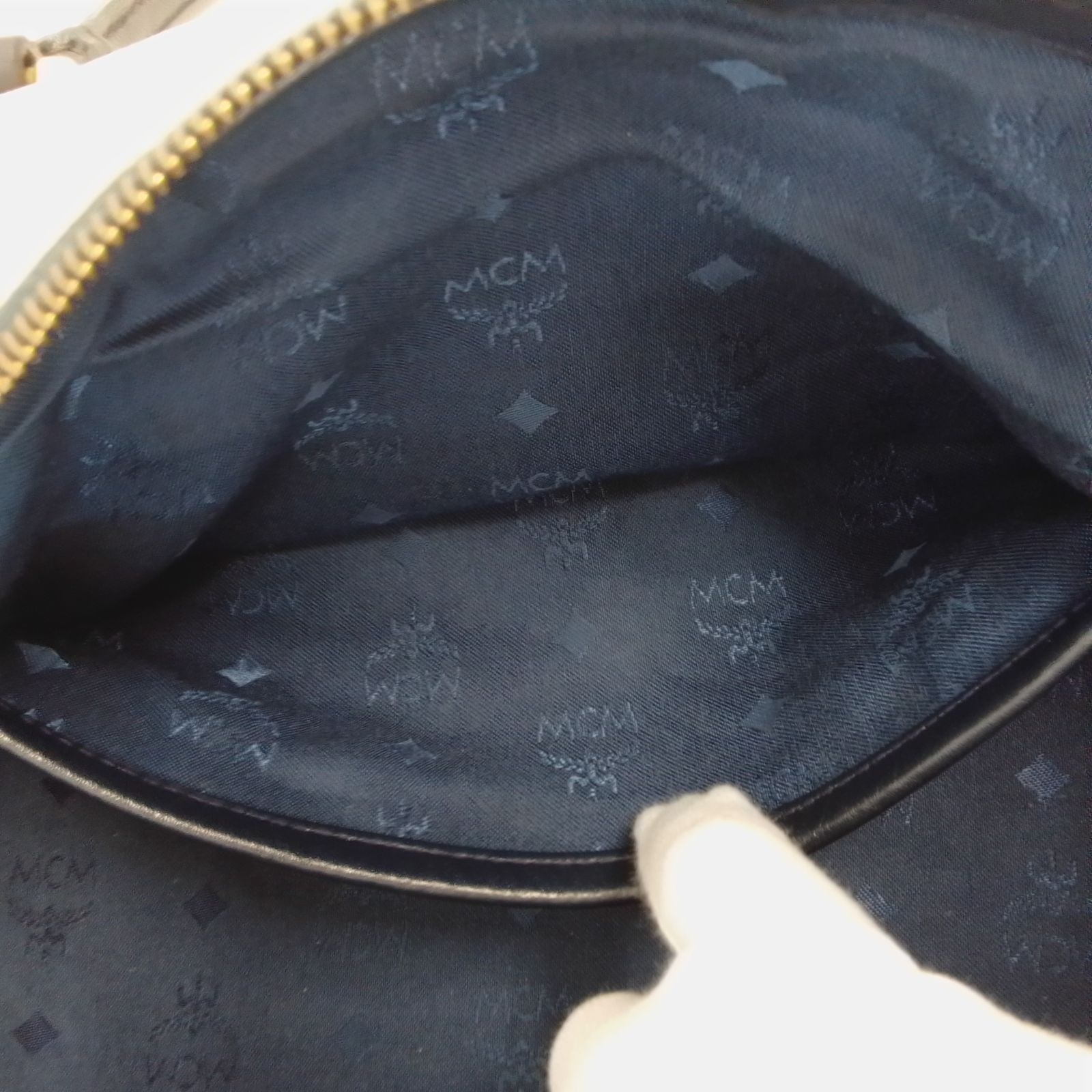 AVA07 MCM ミニボストンバッグ ハンドバッグ ゴールド金具 ヴィセトス 