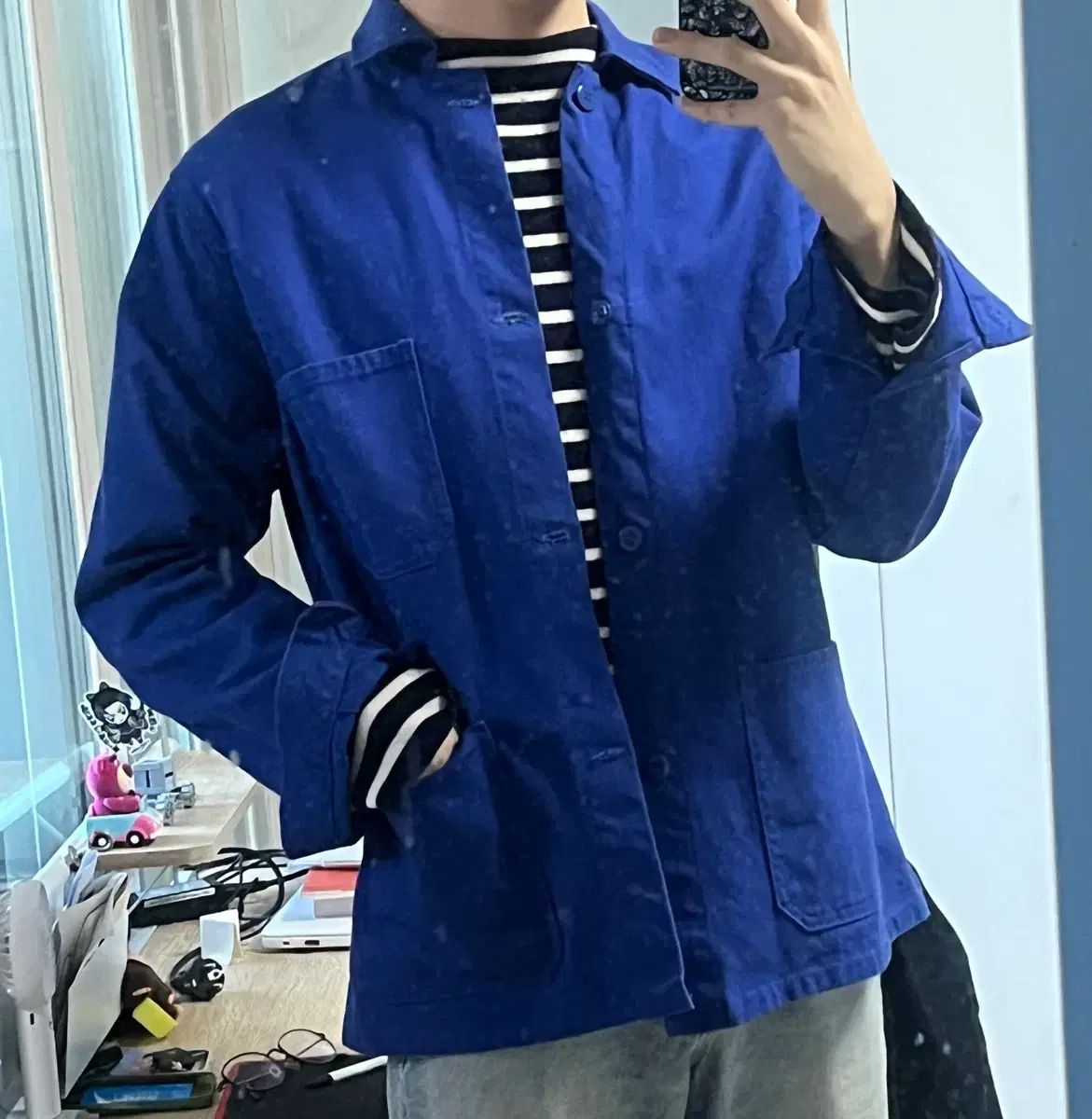 フレンチ ワークジャケット 出品