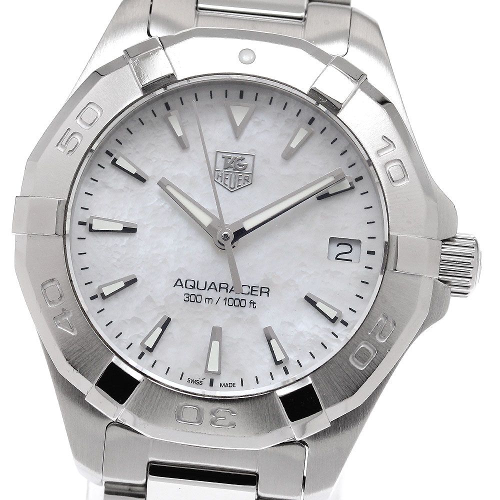 タグホイヤー TAG HEUER WAY1312 アクアレーサー デイト クォーツ レディース _951642
