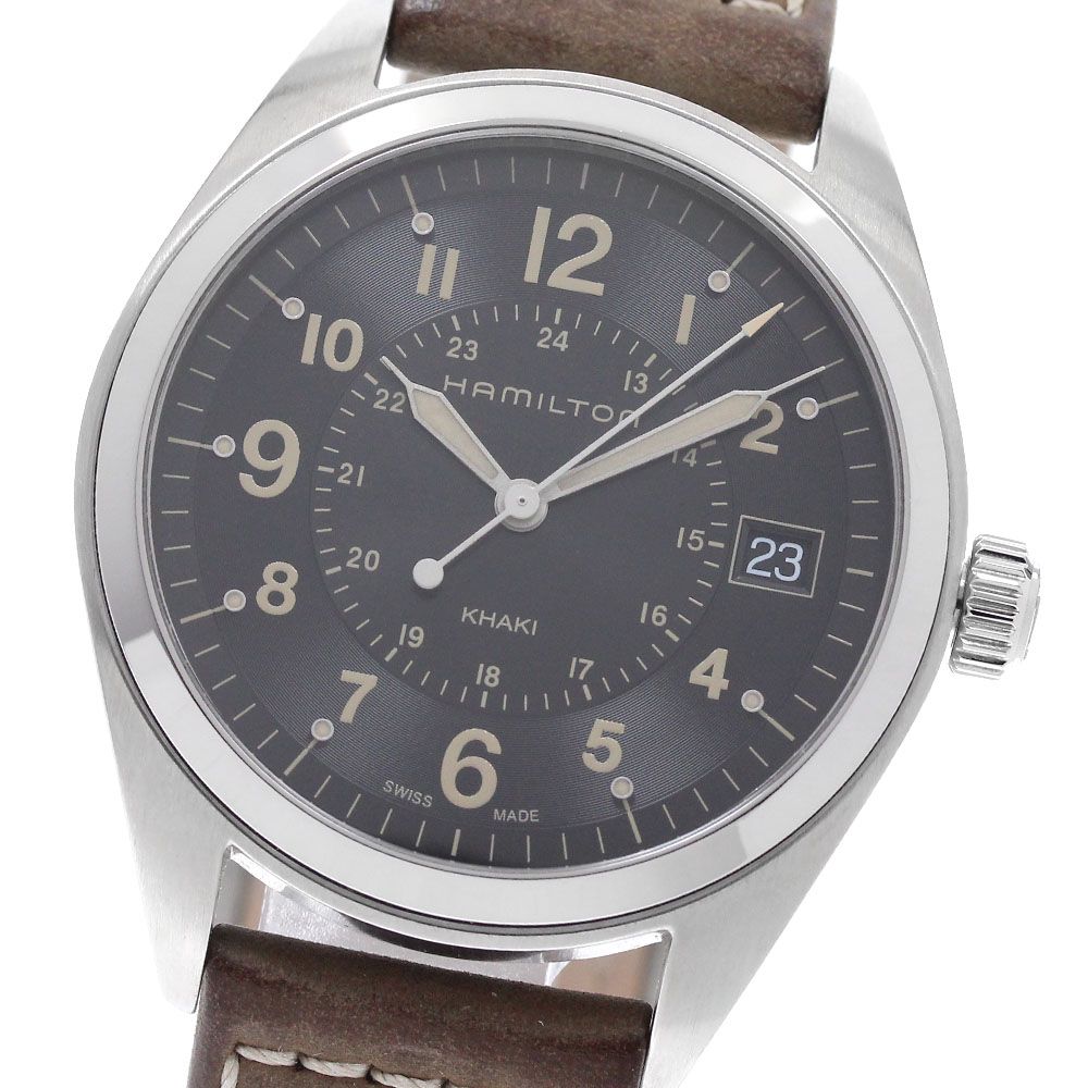 ハミルトン HAMILTON H685510 カーキ フィールド デイト クォーツ メンズ _956839