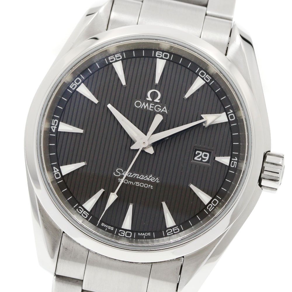 オメガ OMEGA 231.10.39.61.06.001 シーマスター アクアテラ デイト クォーツ メンズ 良品 _940149