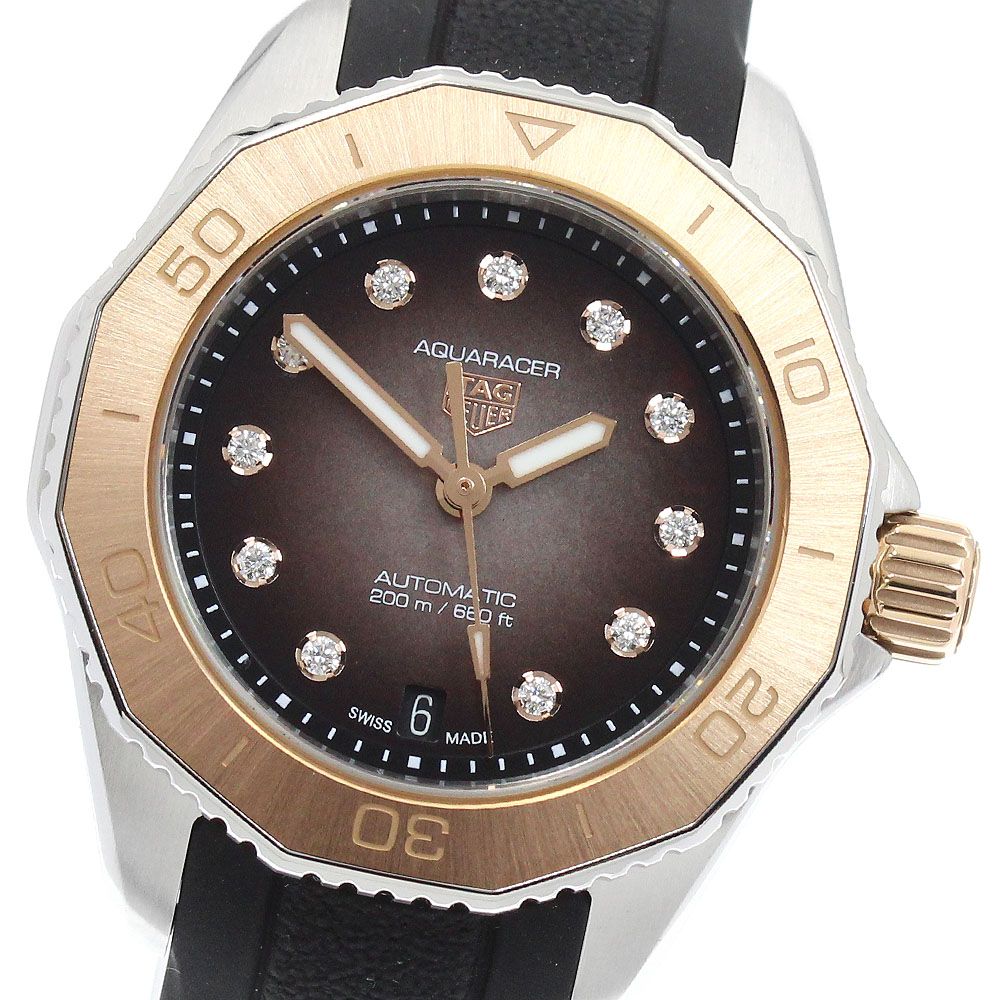 タグホイヤー TAG HEUER WBP2451.FT6200 アクアレーサー プロフェッショナル 200 自動巻き レディース 極美品 箱・保証書付き_958039