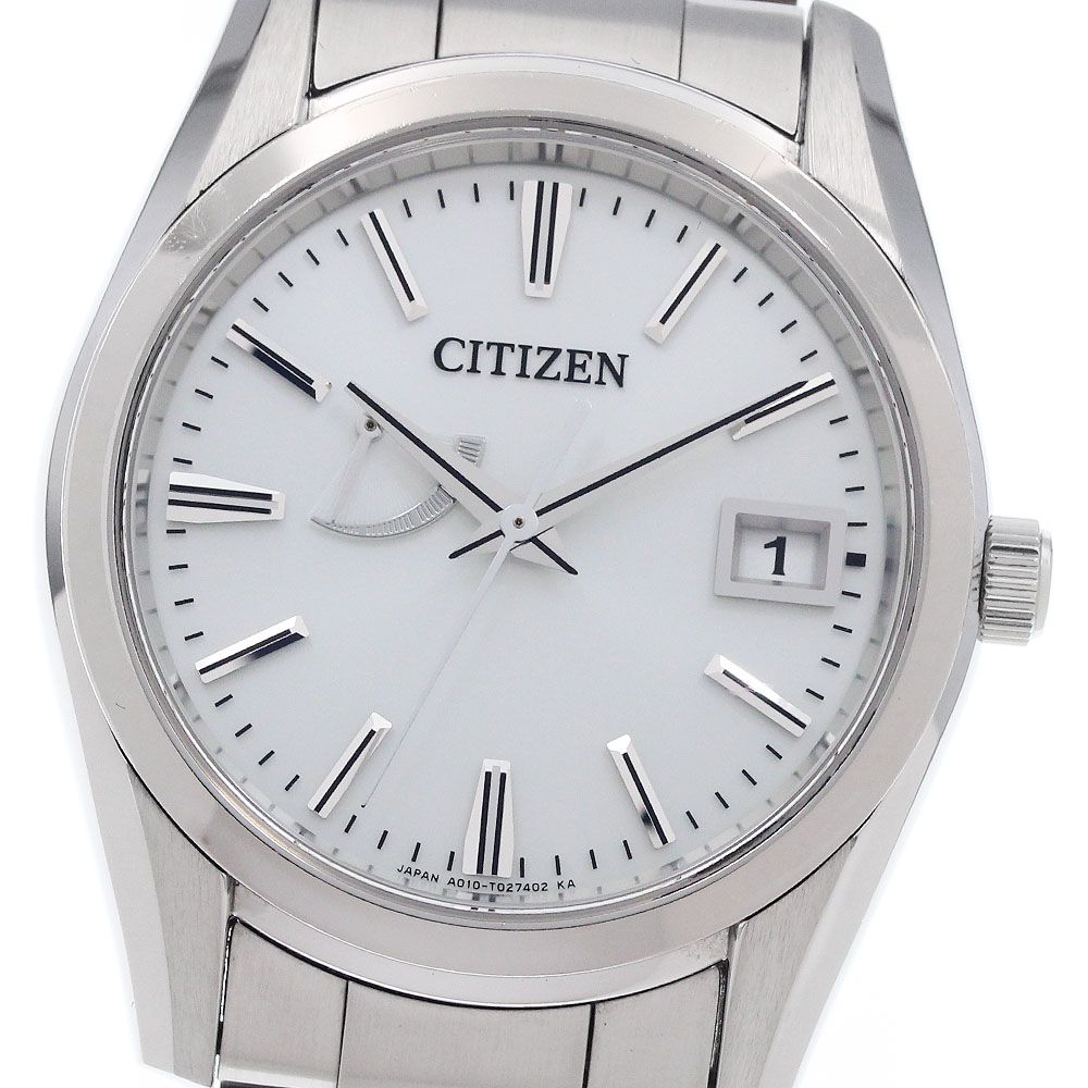 シチズン CITIZEN AQ1000-58A/A010-T017983 ザ・シチズン エコドライブ デイト ソーラー メンズ 箱・保証書付き_956017
