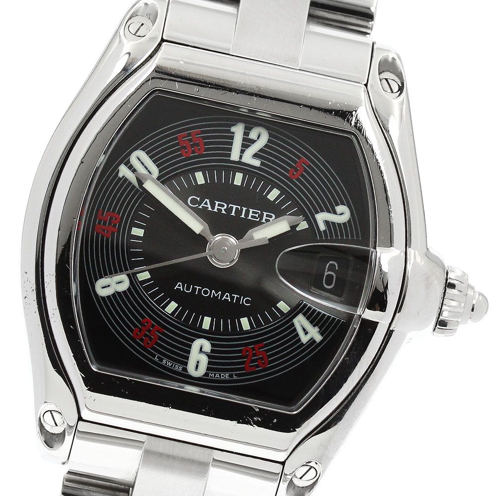 カルティエ CARTIER W62002V3 ロードスター LM デイト 自動巻き メンズ _957487