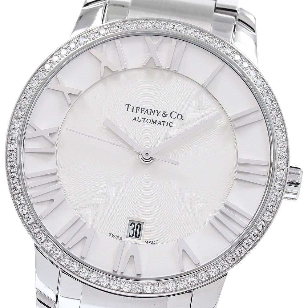 ティファニー TIFFANY&Co. Z1801.68.10B21A00A アトラスドーム ダイヤベゼル 自動巻き メンズ _957119