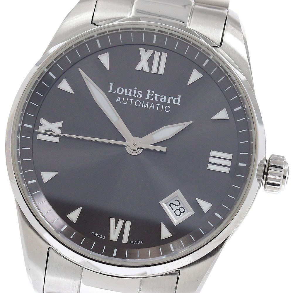 ルイ・エラール Louis Erard 69103 AA03 M ヘリテージ スポーツクラシック デイト 自動巻き メンズ 極美品 _957244