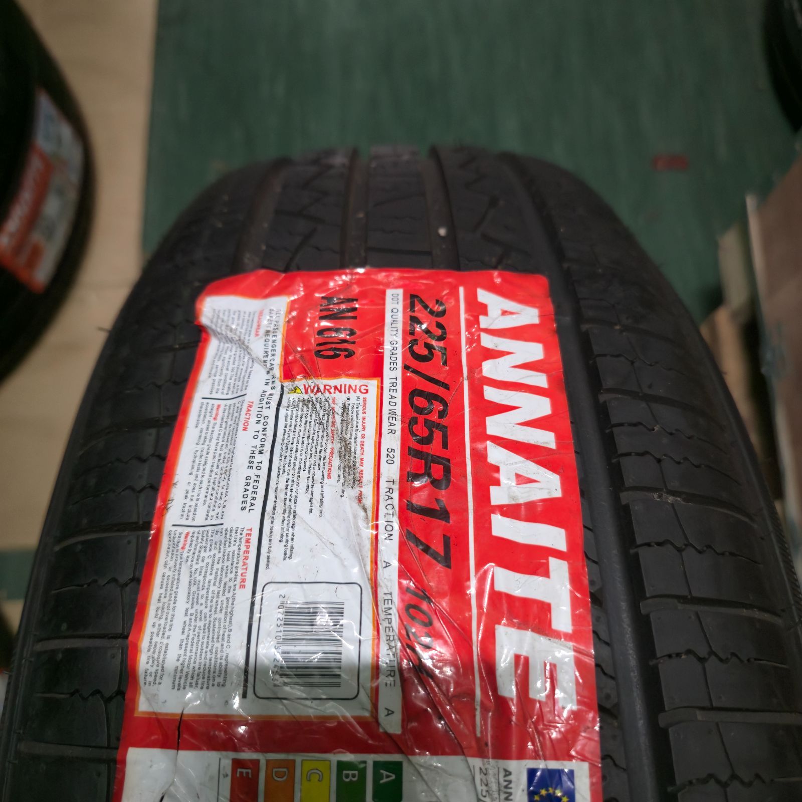 【新品未使用 225/65R17 AN616 1本】