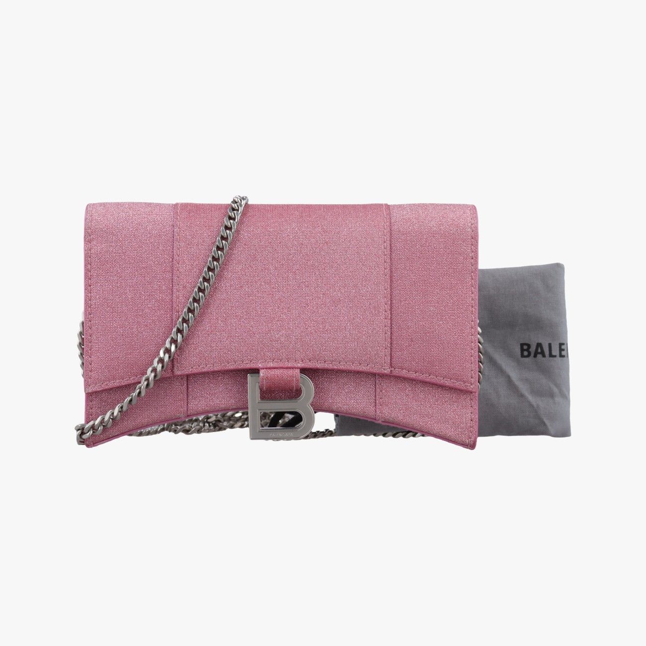 バレンシアガBalenciagaアワーグラス ピンク レザー 714123.5812.Q.000959