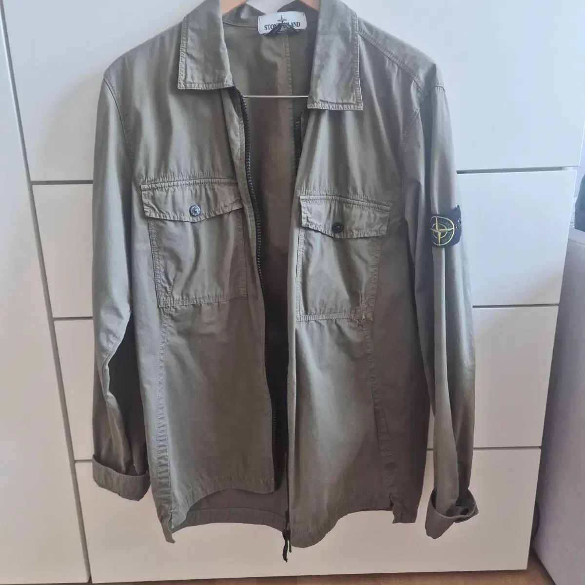 STONE ISLAND ストーンアイランド カーキ色 シャツ ジャケット