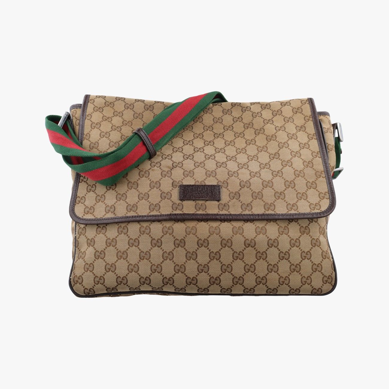 グッチGucciGGスプリーム マザーズバッグ ブラウン キャンバス 233052 C9561317
