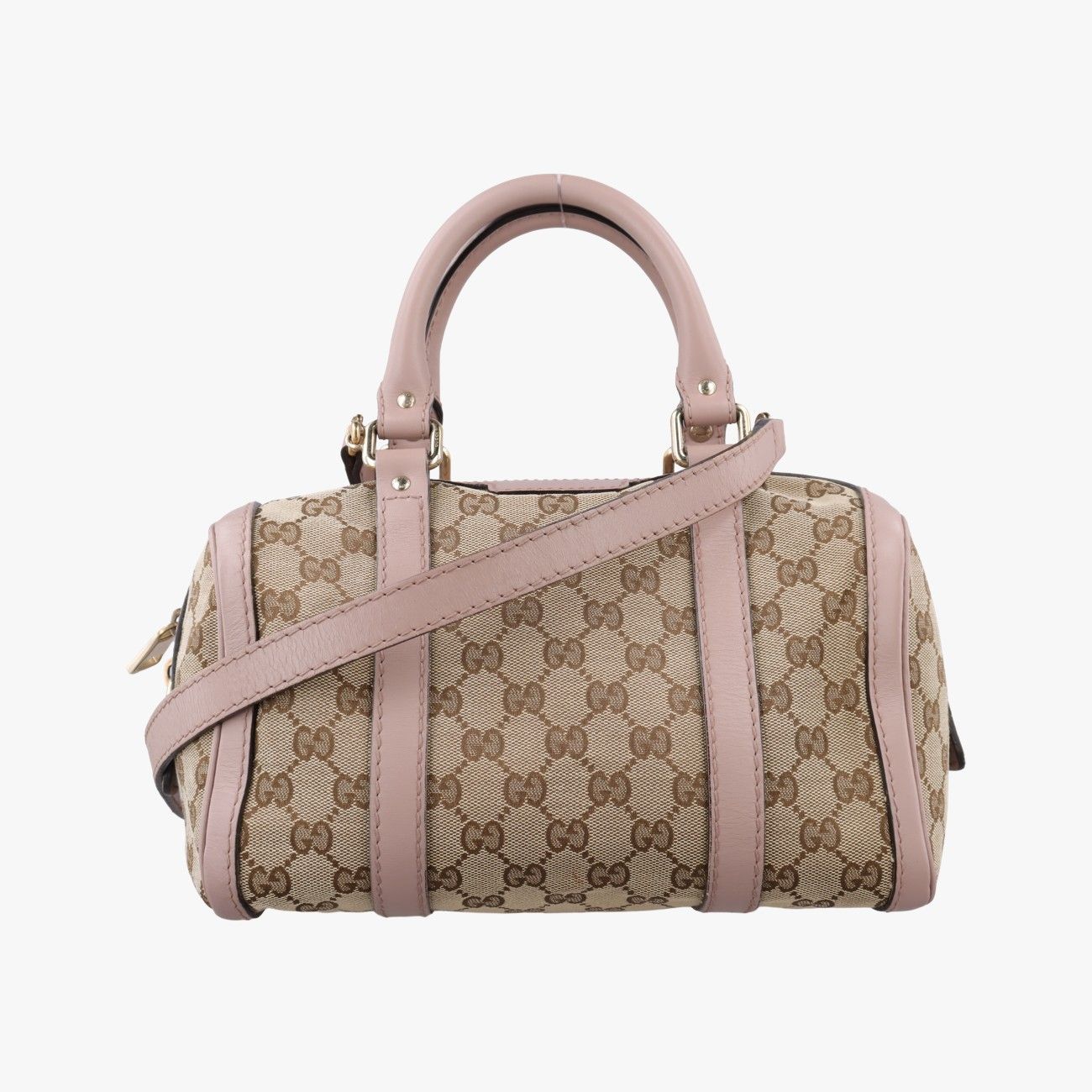 グッチGucciシェリーライン ベージュ×ピンク キャンバス×レザー 269876 D013983318