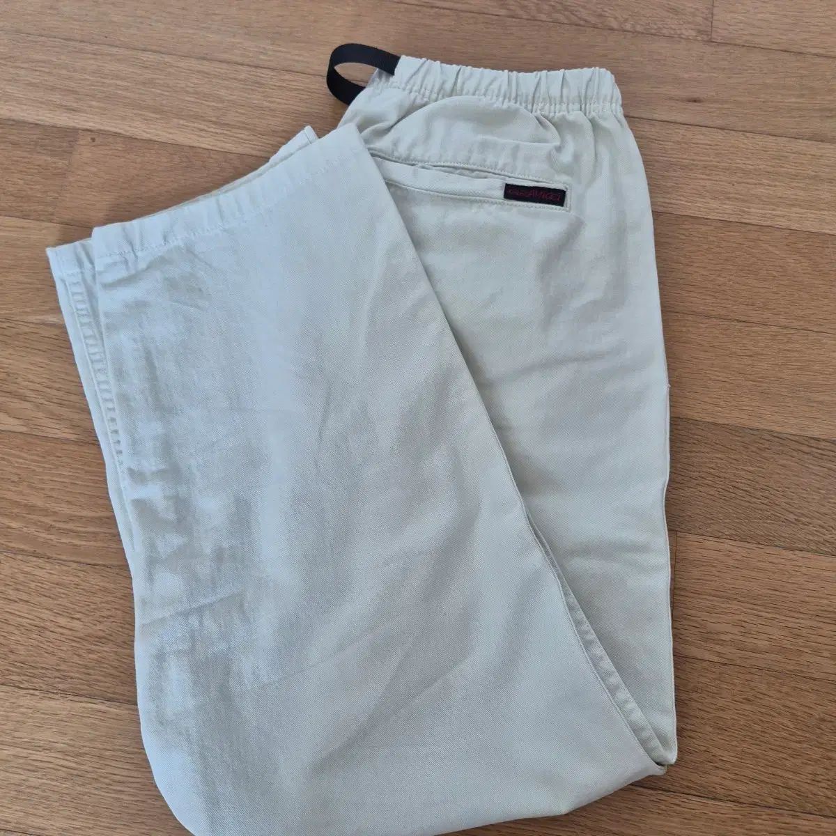 グラミチ クリーム色 コットン パンツ m