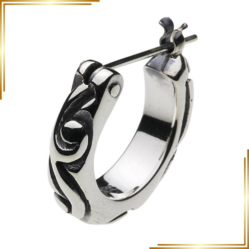 【新品】 [セノーテ]スクロール アラベスク ピアス【シルバー925 シルバーアクセサリー】e0527