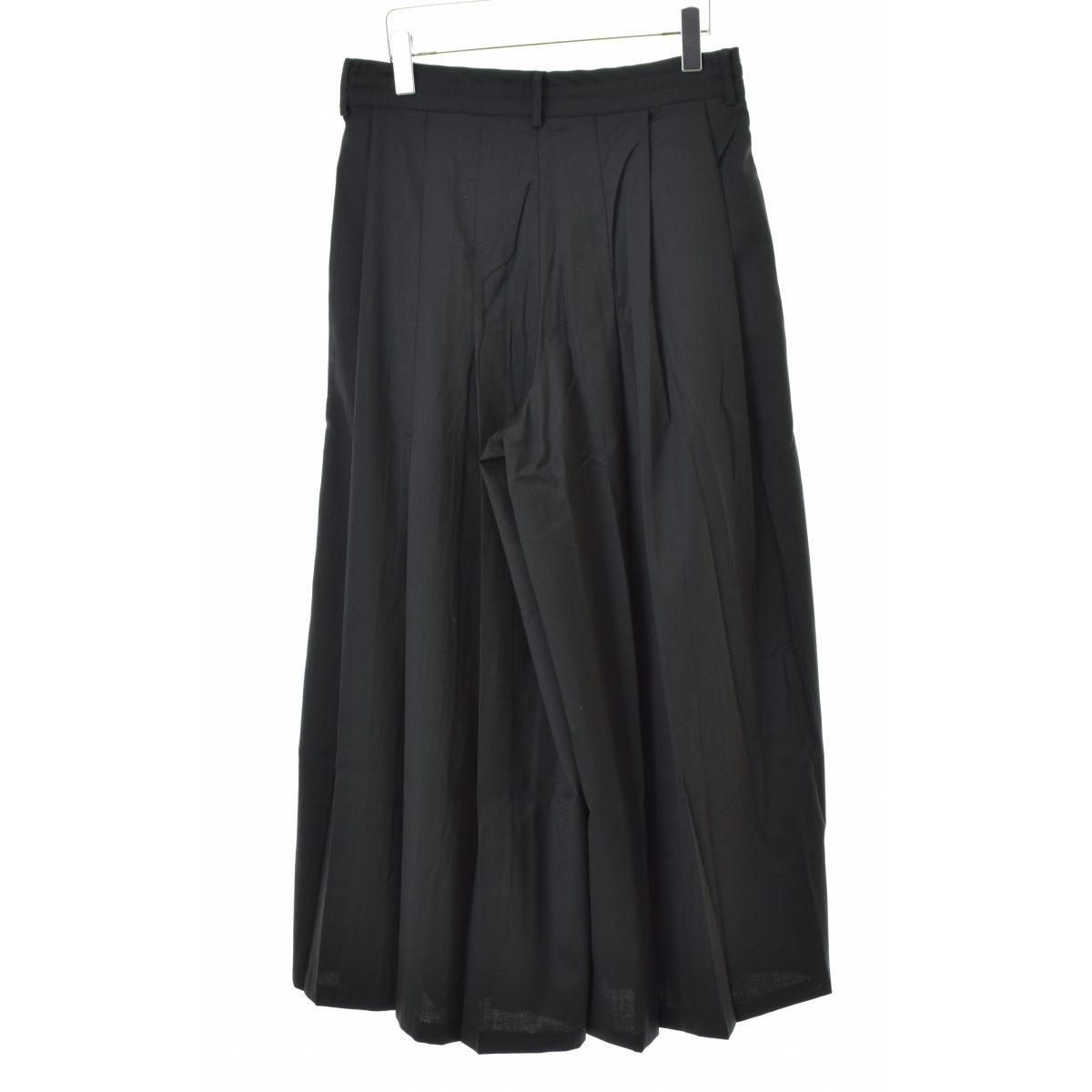 NOTCONVENTIONAL】N26-006-BLK-A タックプリーツ 袴パンツ - メルカリ
