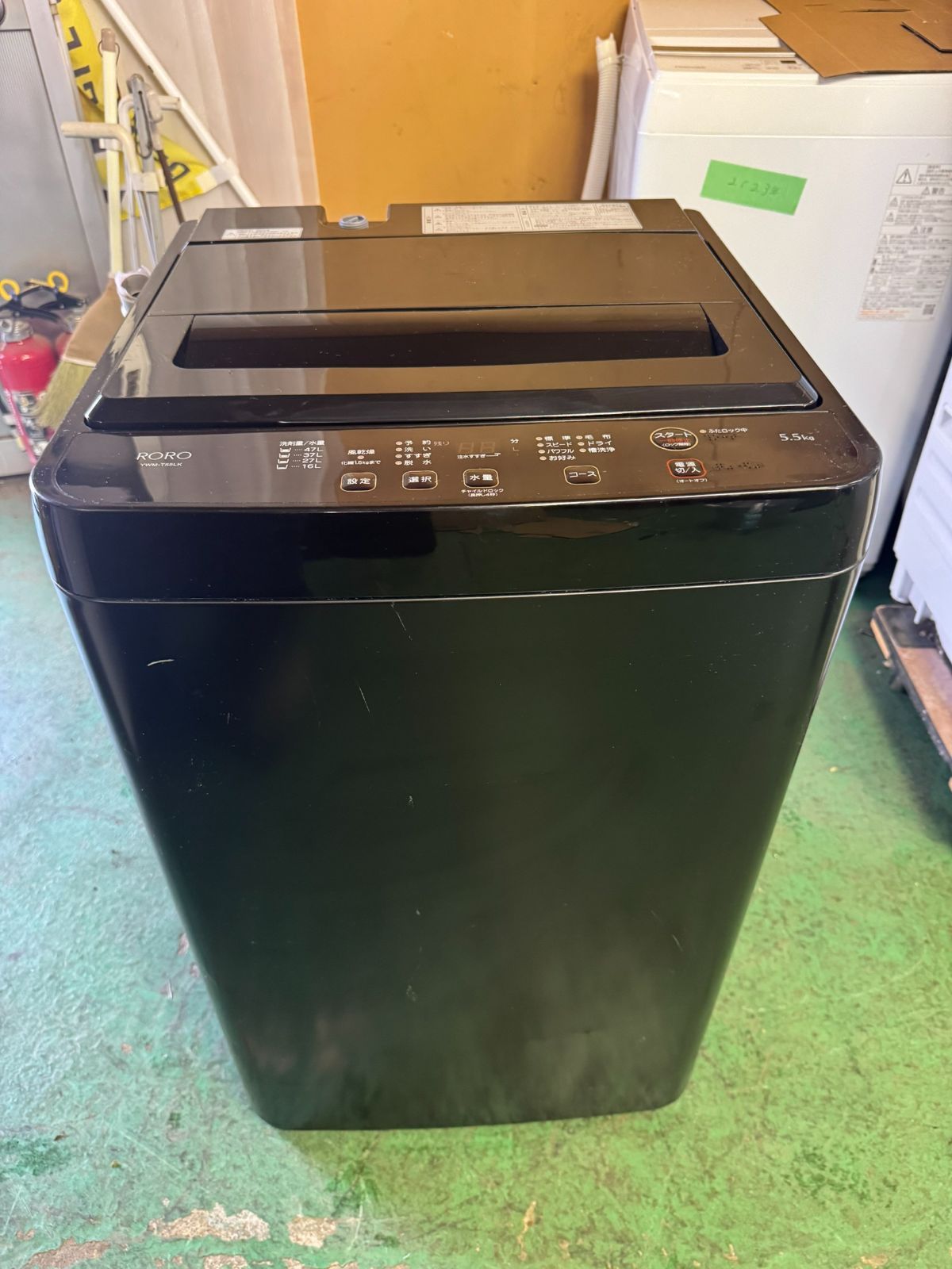 【通電確認済】洗濯機 RORO YWM-T55LK 2024年製 5.5kg 美品 [0044]