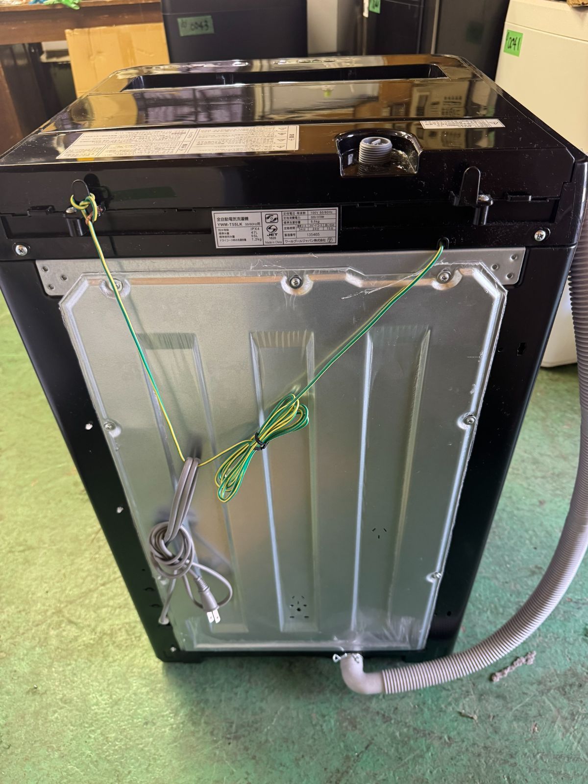 在庫処分【通電確認済】洗濯機 RORO YWM-T55LK 2024年製 5.5kg 美品 