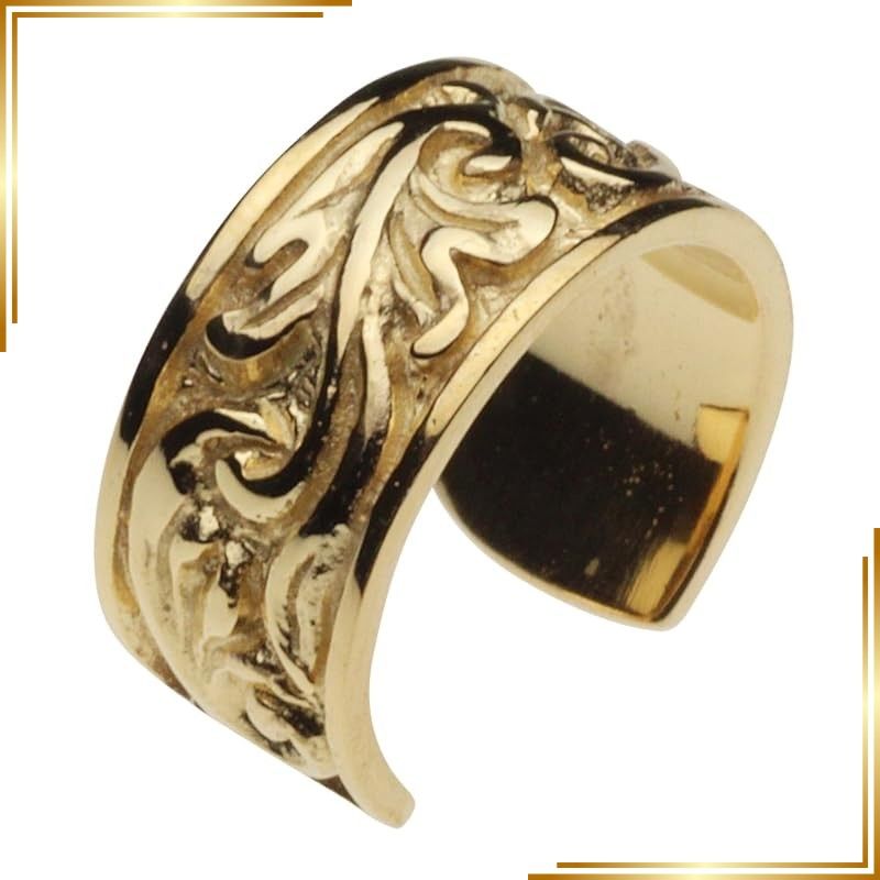 【新品】 [セノーテ]アラベスク イヤーカフ ゴールドコーティング【シルバー925 シルバーアクセサリー】e0239 1