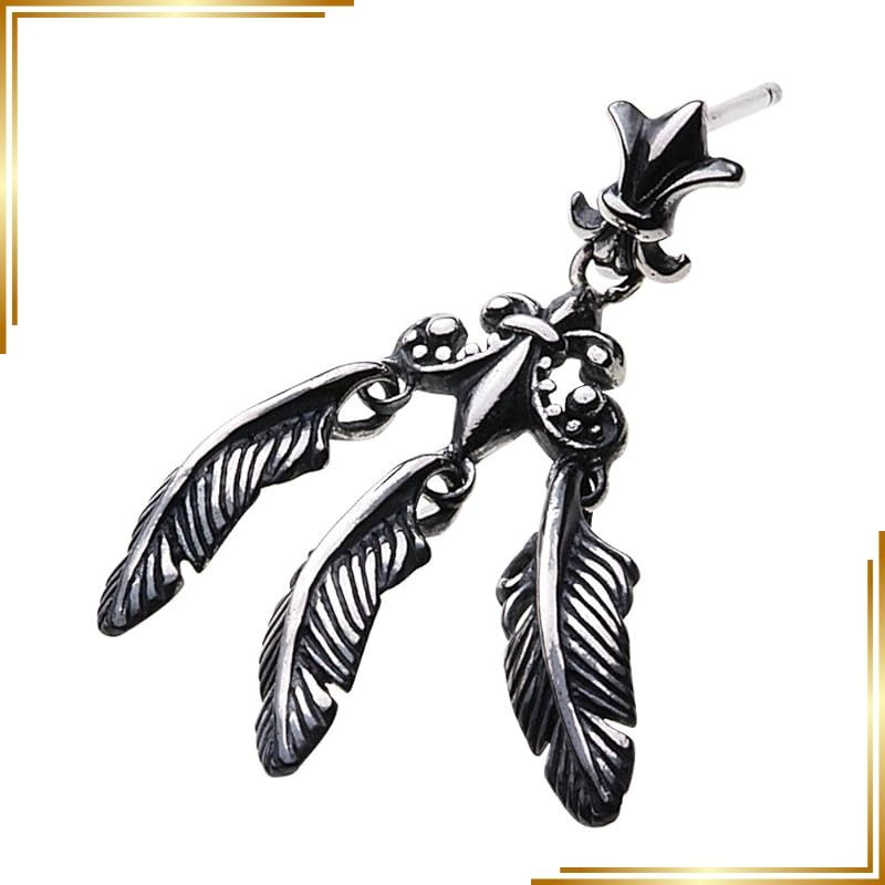 【新品】 [セノーテ]リリー フェザー ピアス【シルバー925 シルバーアクセサリー】e0474 1