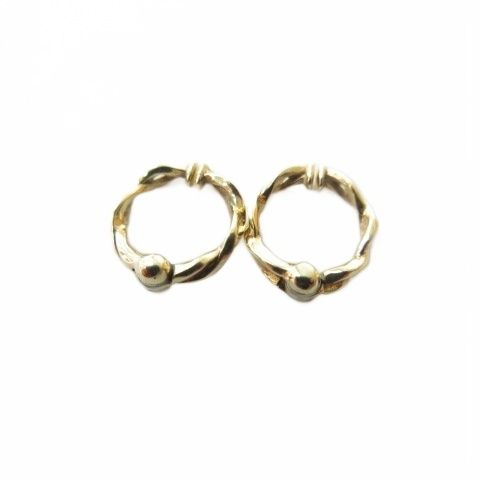 アガット agete 10172113001 K10 イヤリング イエローゴルド アクセサリー
