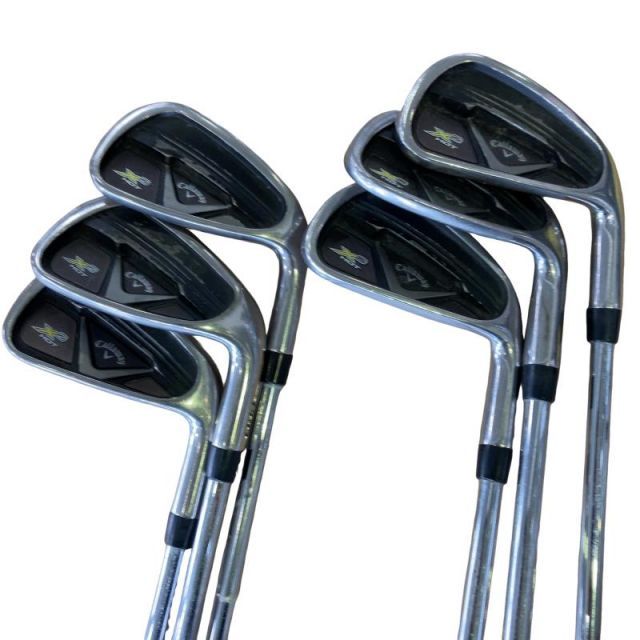 【中古】 キャロウェイ X2 HOT PRO 6S アイアンセット IR Dynamic Gold (フレックスS) メンズ 男性用 右利き 右用 Cランク ゴルフクラブ