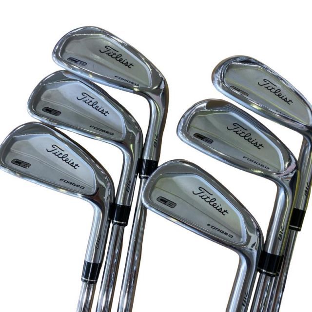 【中古】 タイトリスト Titleist CB 718 6S アイアンセット IR AMT TOUR WHITE (フレックスS) メンズ 男性用 右利き 右用 Cランク ゴルフクラブ