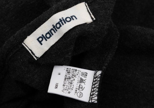 プランテーションPlantation コットンロングカットソー グレーM