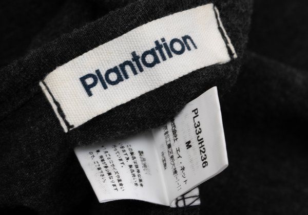 プランテーションPlantation コットンロングカットソー グレーM