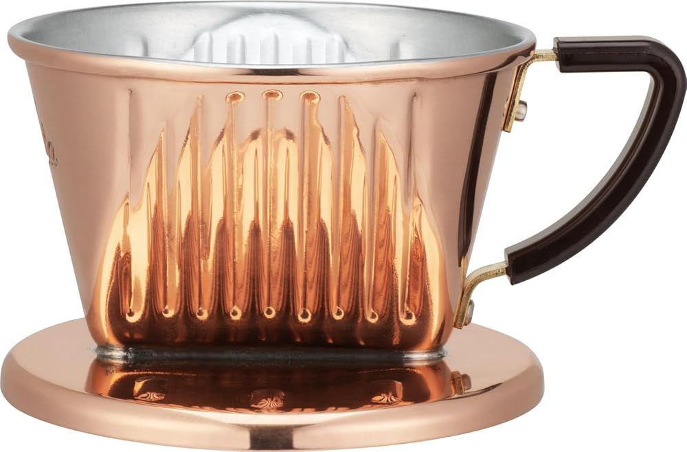 カリタ Kalita 銅製 コーヒードリッパー Cu101 #04157 日本製 1～2杯用 高熱伝導 ドリップ器具 おしゃれ アウトドア キャンプ