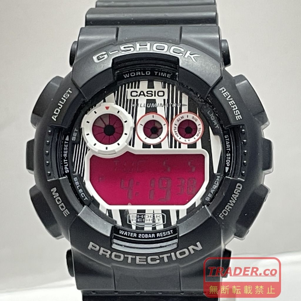 01w-6617 カシオ CASIO G-SHOCK GD-120LM MAROK 限定コラボモデル デジタル ケースあり 電池式 ブラック メンズ 腕時計 動確済 【中古品】 7,744円
