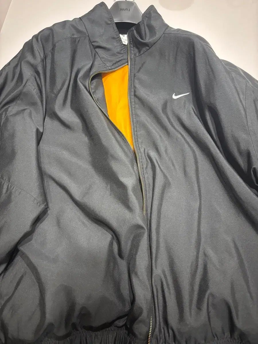 ナイキ NRG ソロ スウッシュ サテン ブルゾン ジャケット ブラック 2XL
