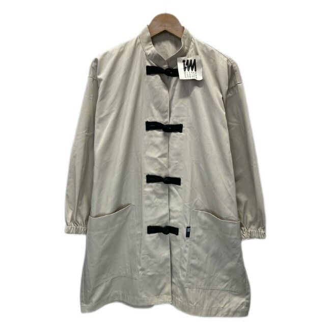 【中古】　MIYAKE DESIGN STUDIO　チャイナジャケット　80s vintage　80年代　ジャケット　アウター　エプロン　スタンドカラー　無地　日本　ドメスティック　ISSEY MIYAKE　古着　/1156