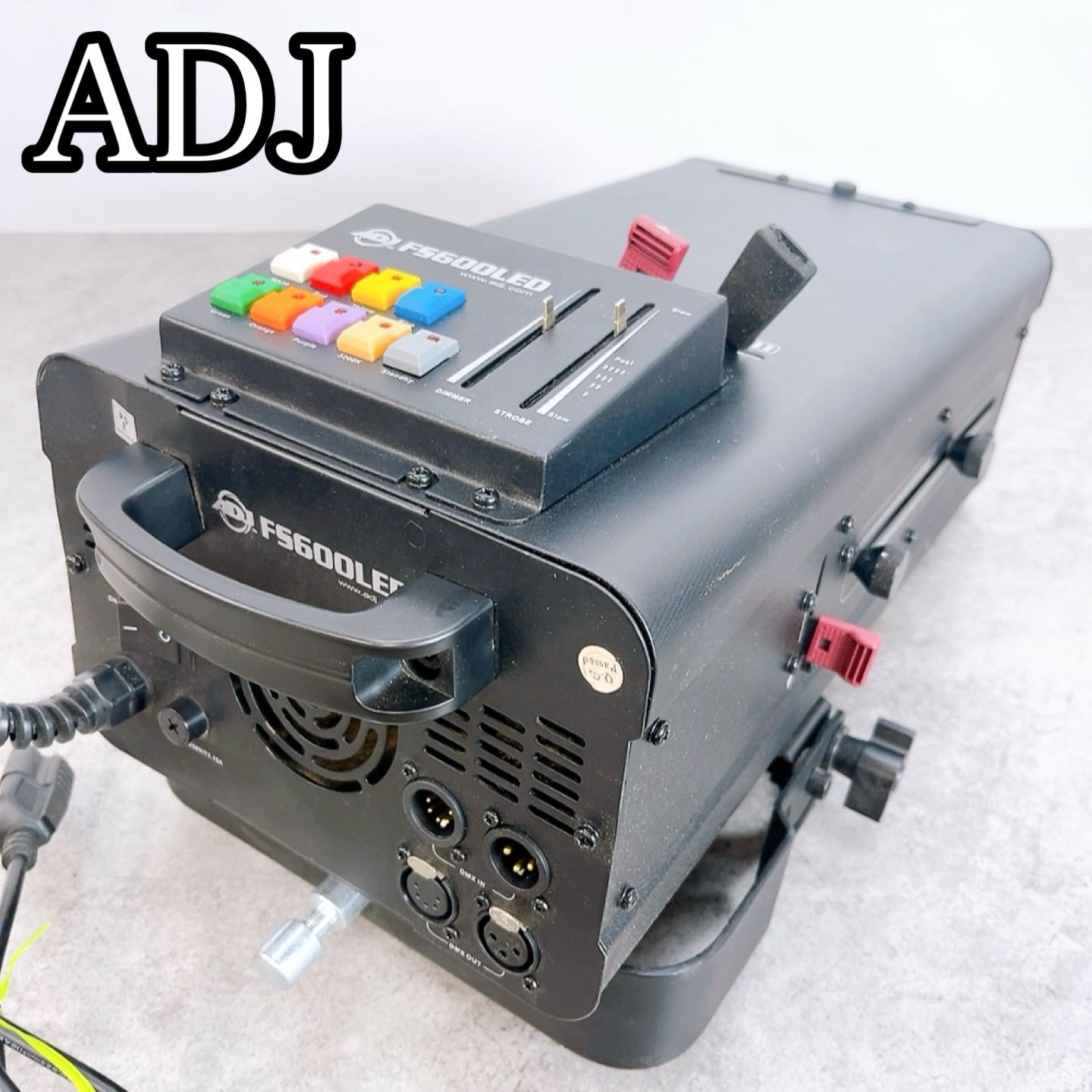 H-1197 ADJ American DJ FS600LED ブラック 動作確認済み LEDフォロースポットライト DMX対応 舞台照明 ステージライト イベント照明 業務用