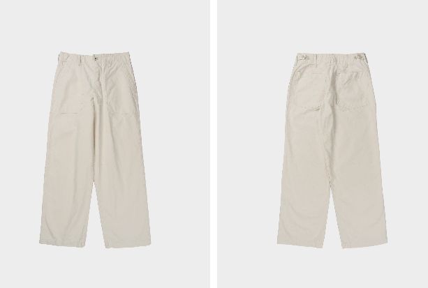 orSlow サマーファティーグ パンツ エクリュ