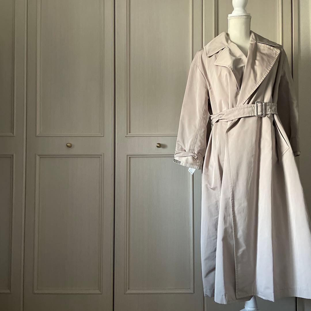 マックスマーラキューブ MaxMara cube ロング ジャケット アウター 羽織 コート ビジュー long 無地 ベージュ お呼ばれ デート オフィスカジュアル 食事会 可愛い お出かけ 上品