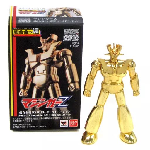 中古】フィギュア 超合金の塊 マジンガーZ 超合金魂 GX-01RG ゴールド