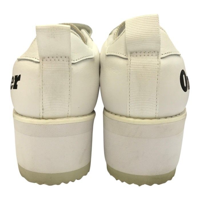オニツカタイガー　23cm 厚底スニーカー　ベルクロ　ホワイト　レザー Onitsuka Tiger オニツカタイガー DELEGATION CHUNK W スニーカー