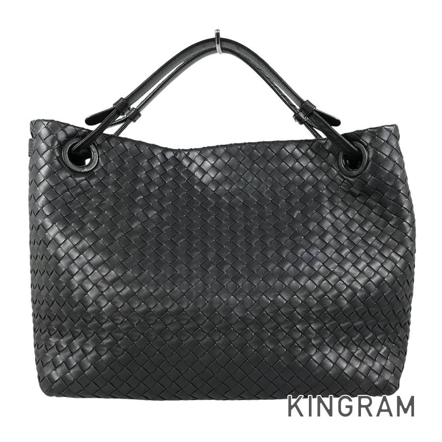 ボッテガヴェネタ BOTTEGA VENETA ガルダ ラージ レザー トートバッグ fto【中古】