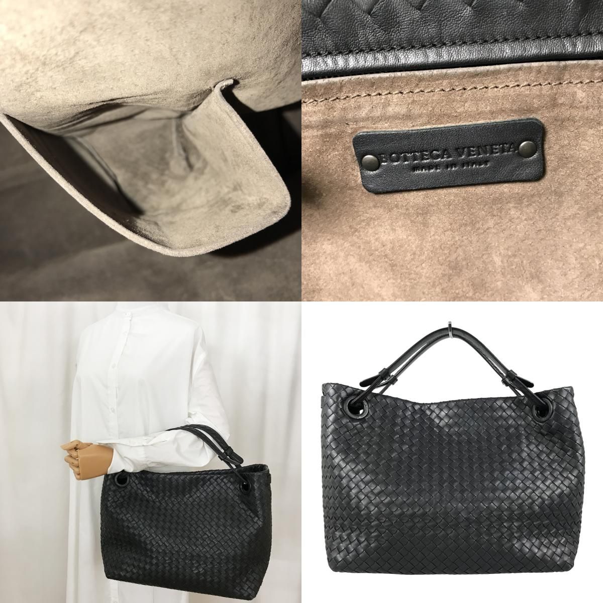 ボッテガヴェネタ BOTTEGA VENETA ガルダ ラージ レザー トートバッグ 