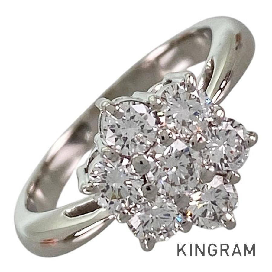 ミキモト MIKIMOTO Pt950 ダイヤモンド 8.5号(48-49) リング fto【中古】