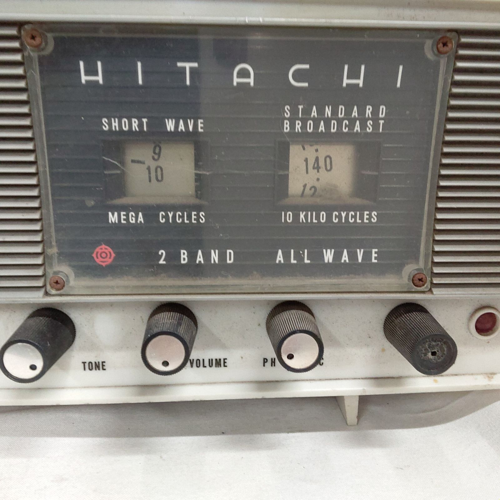 ジャンク 日立製作所 真空管ラジオ エリーザ S-560 ヴィンテージ 
