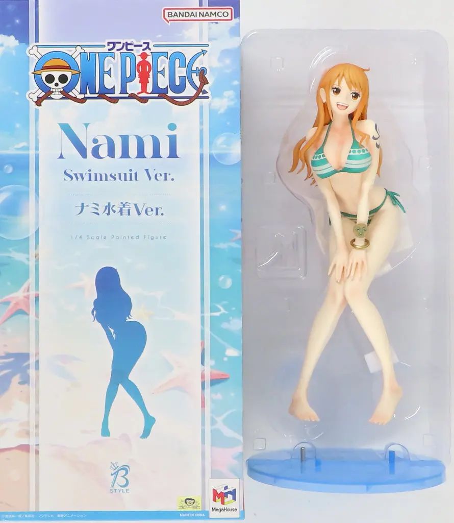 【中古】フィギュア ナミ水着Ver. 「ワンピース」 B-style 1/4 PVC＆ABS製塗装済み完成品 東映アニメーションオフィシャルストア＆オンラインショップ限定