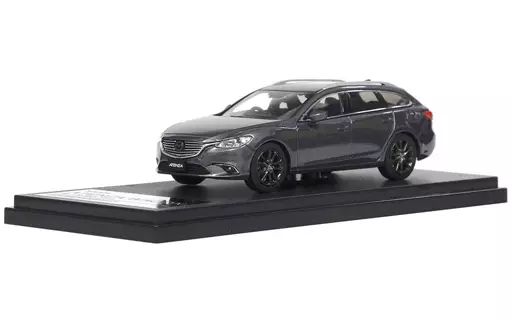 【中古】ミニカー 1/43 MAZDA ATENZA WAGON 2016(マシーングレープレミアムメタリック) [HS138GY]