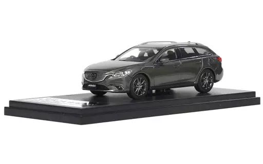 【中古】ミニカー 1/43 MAZDA ATENZA WAGON 2016(チタニウムフラッシュマイカ) [HS138TI]