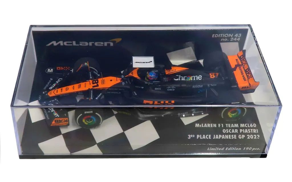 【中古】ミニカー 1/43 マクラーレン F1 チーム MCL60 オスカー・ピアストリ 日本GP 2023 3位入賞 「MINICHAMPS」 [537236081]