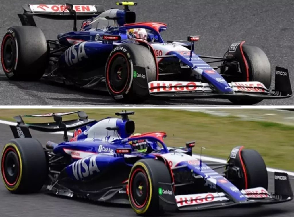 【中古】ミニカー 1/43 ビザ キャッシュ RB F1 チーム VCARB 01 角田裕毅 ＆ 岩佐歩夢 日本GP 2024 2台セット 「MINICHAMPS」 [447242240]