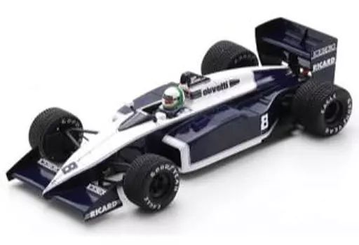 【中古】ミニカー 1/43 Brabham BT56 #8 3rd Belgian GP 1987 Andrea de Cesaris [S7107]